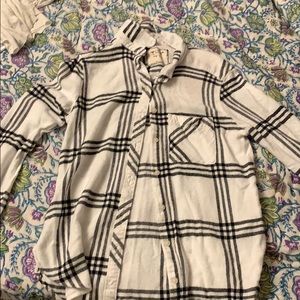 Black and white flannel